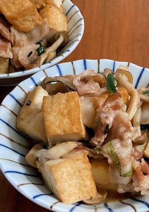 厚揚げのごろっとおかず-レシピのメイン写真