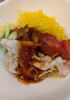 トマト味のつゆで冷やし中華-レシピのメイン写真