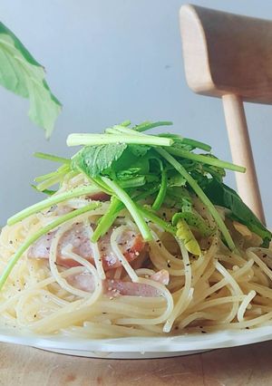 野菜だし♪ソーセージパスタレンジ簡単昼食-レシピのメイン写真