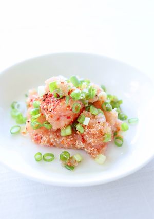 サッと一品【明太子のごま油和え】-レシピのメイン写真