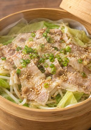 旨みたっぷり🥬せいろで豚バラキャベツの塩だれ蒸し-レシピのメイン写真