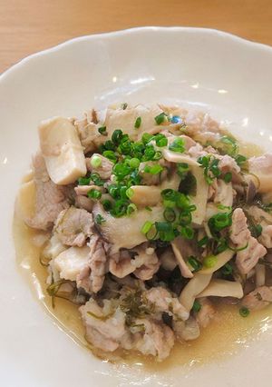 豚肉ときのこのみぞれ煮-レシピのメイン写真