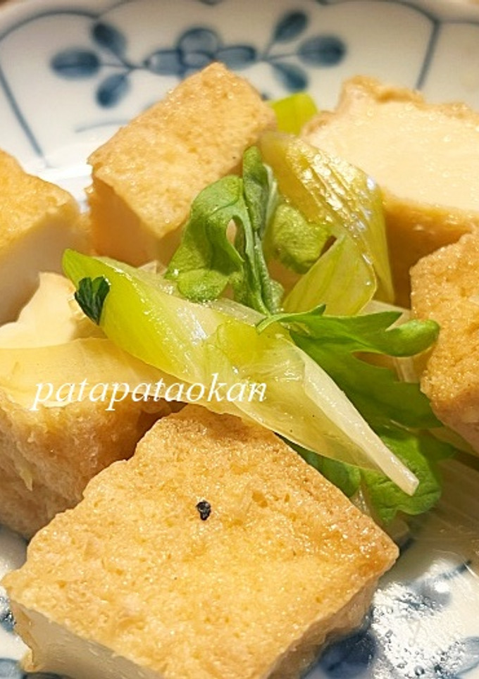 厚揚げと長ネギの炒め物-レシピのメイン写真