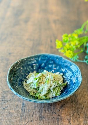 釜揚げちりめんと水菜の和えもの-レシピのメイン写真