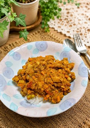 ちくわ入りキーマカレー（ホットクック）-レシピのメイン写真