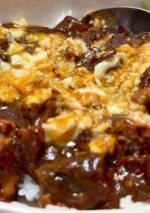 さば味噌カレー丼-レシピのメイン写真