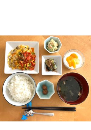 栄養満点元気になる朝ご飯-レシピのメイン写真