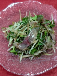 アジと香味野菜のポン酢和え-レシピのメイン写真