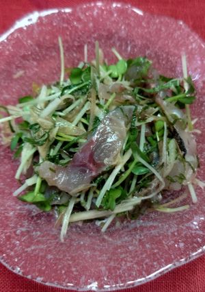 アジと香味野菜のポン酢和え-レシピのメイン写真