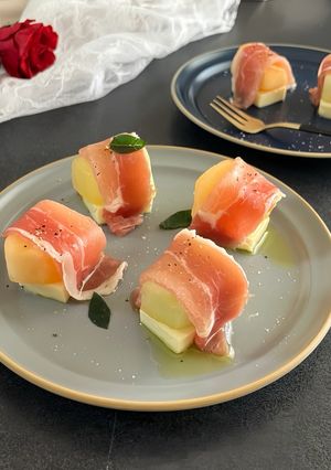 高級店気分！チーズでコク旨！生ハムメロン-レシピのメイン写真