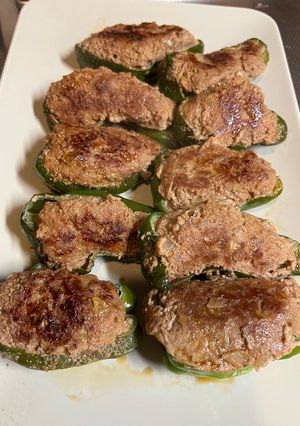 種ごと食べちゃう♪肉詰めピーマン！-レシピのメイン写真