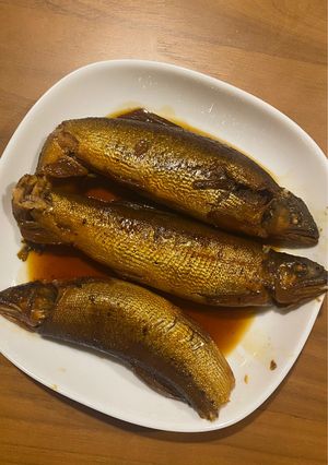 圧力鍋で鮎の甘露煮-レシピのメイン写真