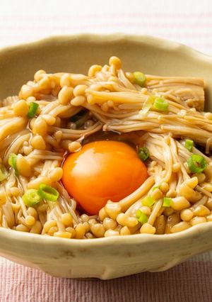 えのきの冷しゃぶユッケ風-レシピのメイン写真