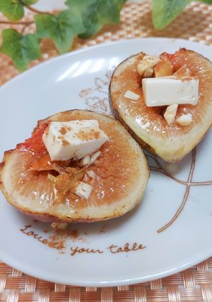 焼きイチジク~クリチハニーシナモン~-レシピのメイン写真