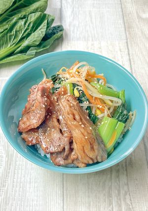 ビビンバ丼-レシピのメイン写真