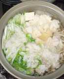 みぞれ鍋♪簡単レシピ鶏肉豆腐長ねぎ