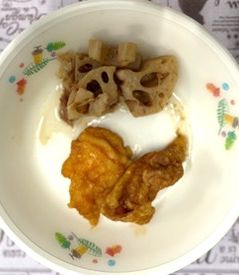 ヤンニョムチキン＠つくば市幼児食-レシピのメイン写真