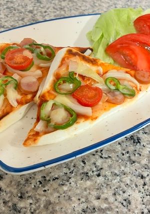 新食感!ふわふわはんぺんピザ-レシピのメイン写真