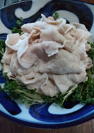 しっとり！固くならない冷しゃぶの作り方-レシピのメイン写真