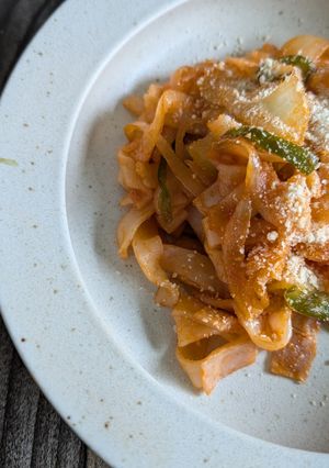 きしめんナポリタン-レシピのメイン写真