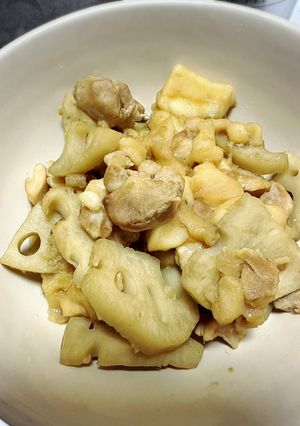 はんぺん＆れんこん＆鶏肉の筑前煮-レシピのメイン写真