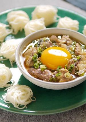 お手軽絶品♪鯖たまつけ麺-レシピのメイン写真