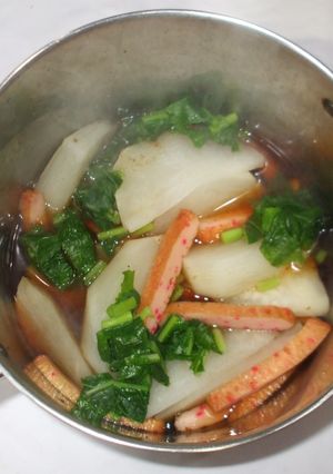 カブさつま揚げ煮物♪簡単レシピ鰯鰹鯖サメ-レシピのメイン写真