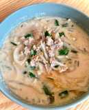 簡単♪ほっこり温まる豆乳スープのうどん