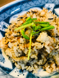 ひじきの煮物&おかかのシンプルチャーハン-レシピのメイン写真