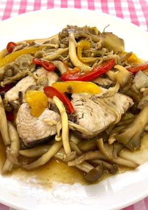 戻り鰹(がつお)のきのこあんかけ-レシピのメイン写真