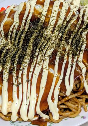 フライパンで広島風お好み焼き♪-レシピのメイン写真