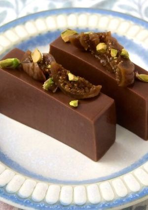 森永乳業提供レシピ「チョコ羊羹」-レシピのメイン写真