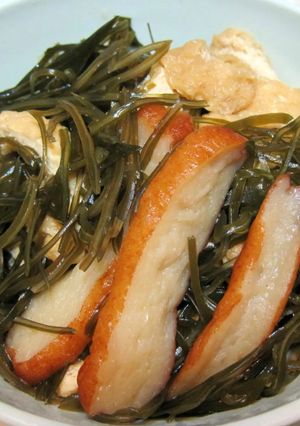 刻み昆布とさつま揚げの煮物-レシピのメイン写真
