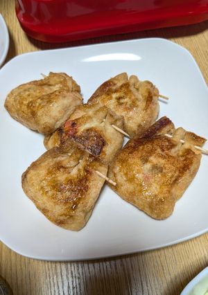 簡単！和風な油揚げの豆腐納豆詰め-レシピのメイン写真