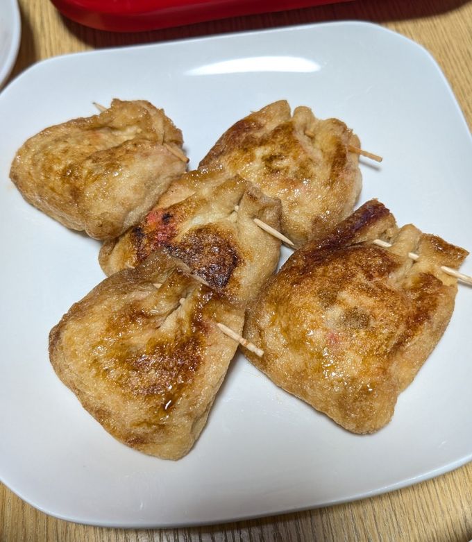 簡単！和風な油揚げの豆腐納豆詰め-レシピのメイン写真