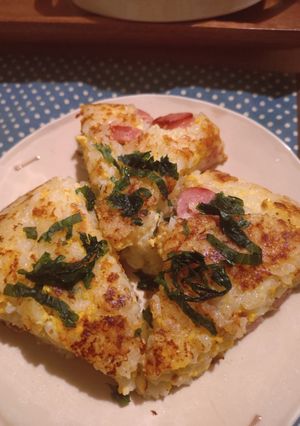 うまっ！ポテサラご飯でズボラお焼き-レシピのメイン写真