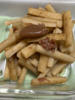 ごぼうの梅煮-レシピのメイン写真