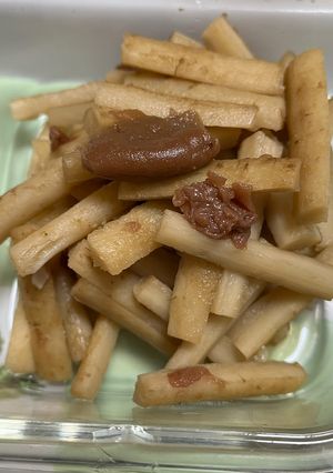 ごぼうの梅煮-レシピのメイン写真