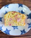 春のケークサレ☆新玉ねぎ&ベーコン♪