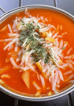 簡単ミネストローネ（キャンプVer.）-レシピのメイン写真