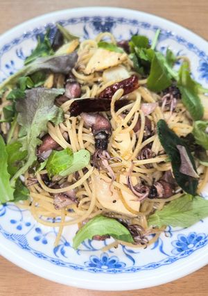 ホタルイカと新筍のペペロンチーノパスタ-レシピのメイン写真