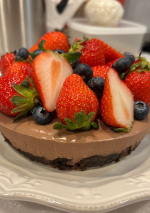 チョコレートチーズケーキ-レシピのメイン写真