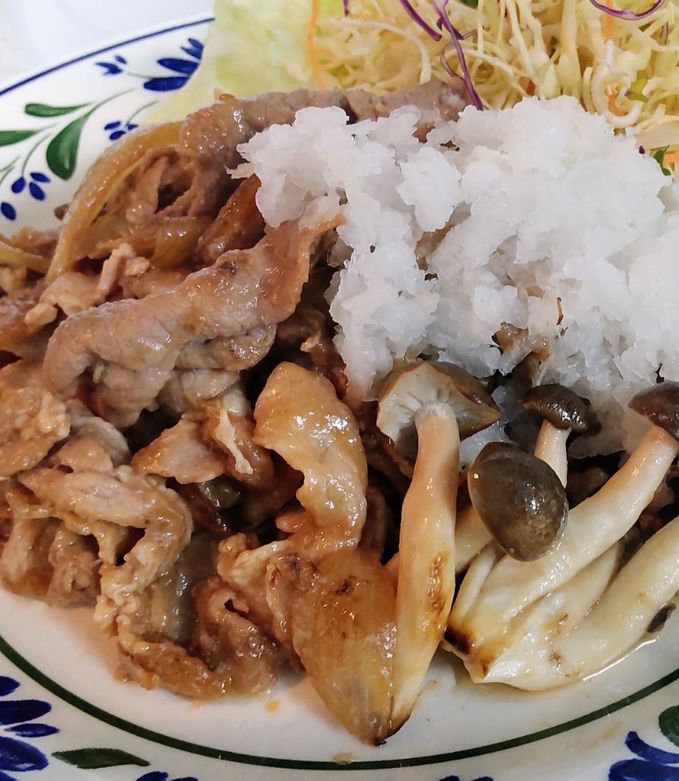 大根の鬼おろしのせ♪ 生姜焼き-レシピのメイン写真