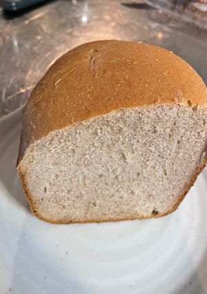 ホームベーカリーで全粒粉パン-レシピのメイン写真