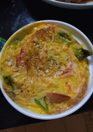 レンジで簡単ココットオムレツ-レシピのメイン写真