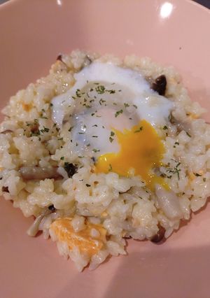 ホットクック♡鮭としめじのリゾット-レシピのメイン写真