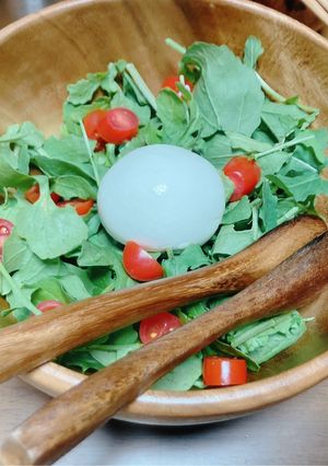 ルッコラとブッラータチーズと🍅のサラダ-レシピのメイン写真
