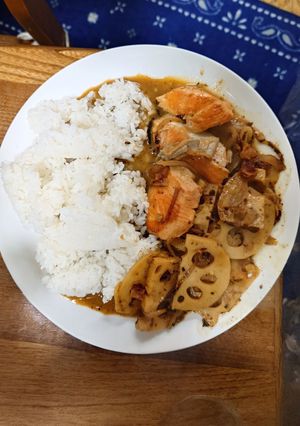 香ばし鮭れんこんスリランカカレー-レシピのメイン写真