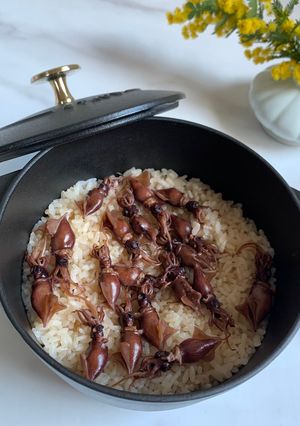 STAUBで作るホタルイカ飯-レシピのメイン写真
