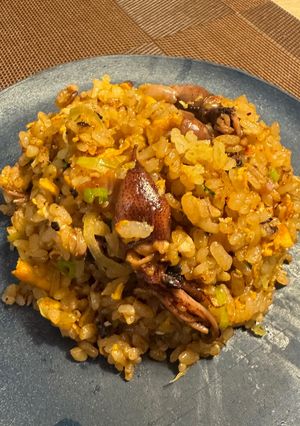 ホタルイカのゴロ焼き風炒飯-レシピのメイン写真